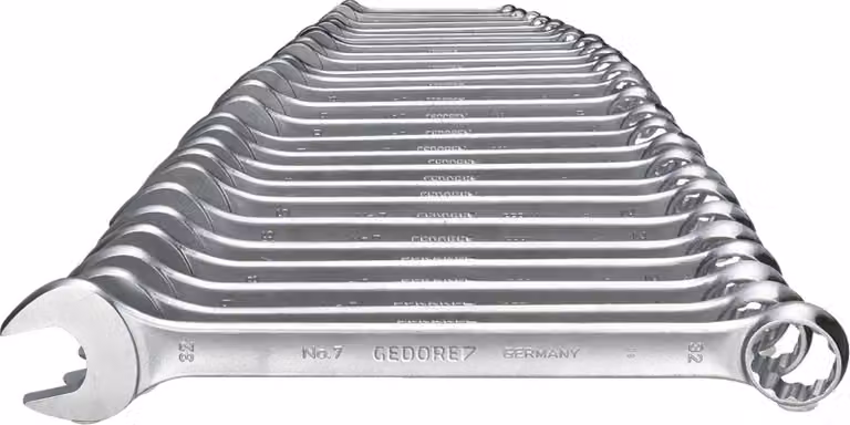 GEDORE Set di chiavi combinate, metriche, 26 pezzi profilo UD 6-32 mm