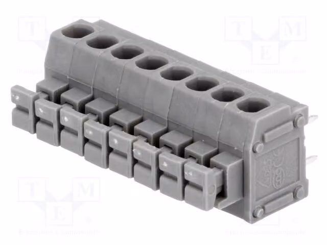 5 listelli di fissaggio per cavi da 3,81 mm con angolo di 90°, compatibili con i connettori: 8 DG235-3.81-08P-11-00A(H)