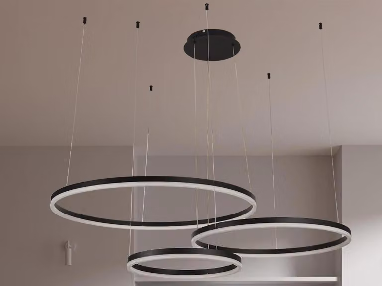 Lampada a sospensione LED NEDES con telecomando, 125W - Lampade a sospensione (J4384/B)
