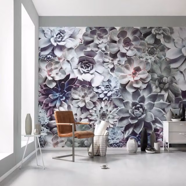 Fotomurale KOMAR Shades con motivo floreale e botanico, Multicolore, L: 368 cm, H: 254 cm
