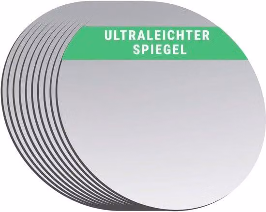 Specchio rotondo in acrilico, bifacciale, 7 cm, decorazione, fai da te, cosmetici