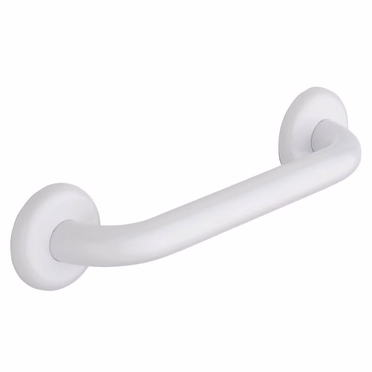Maniglione per disabili 30 cm in acciaio comfort Bianco