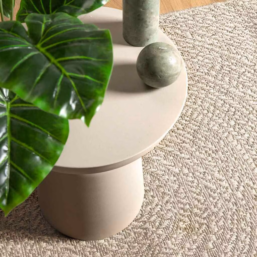 vidaXL Tappeto ZIZUR Crema 80x250 cm Aspetto Iuta Interni ed Esterni
