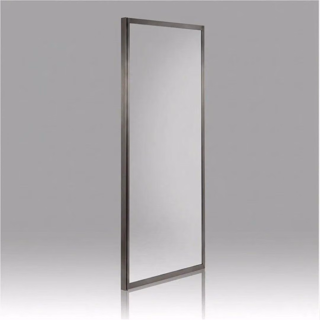 Parete fissa doccia 70x190 cm vetro trasparente profili gun metal | City