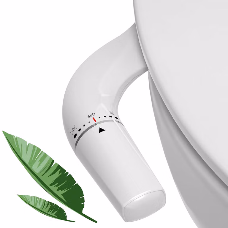 Copertura per bidet, design sottile, doppia spruzzatura, pressione dell'acqua regolabile