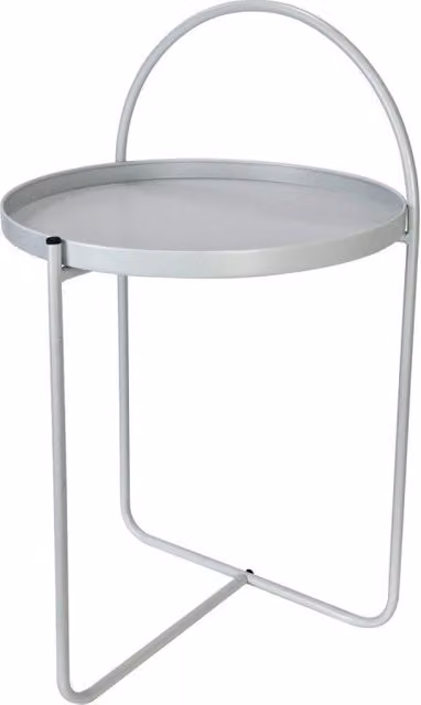 Set di 4 Tavolini Arky Casa Collection in Metallo Bianco, L/P/H: 41 x 41 x 66 cm – 1