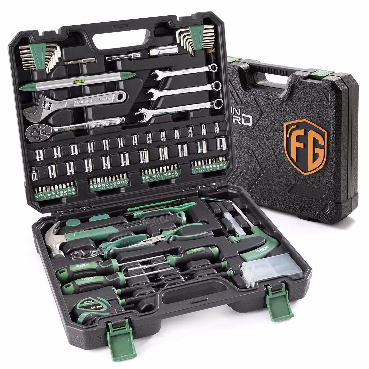 Set di utensili da 269 pezzi, valigetta portatile per utensili