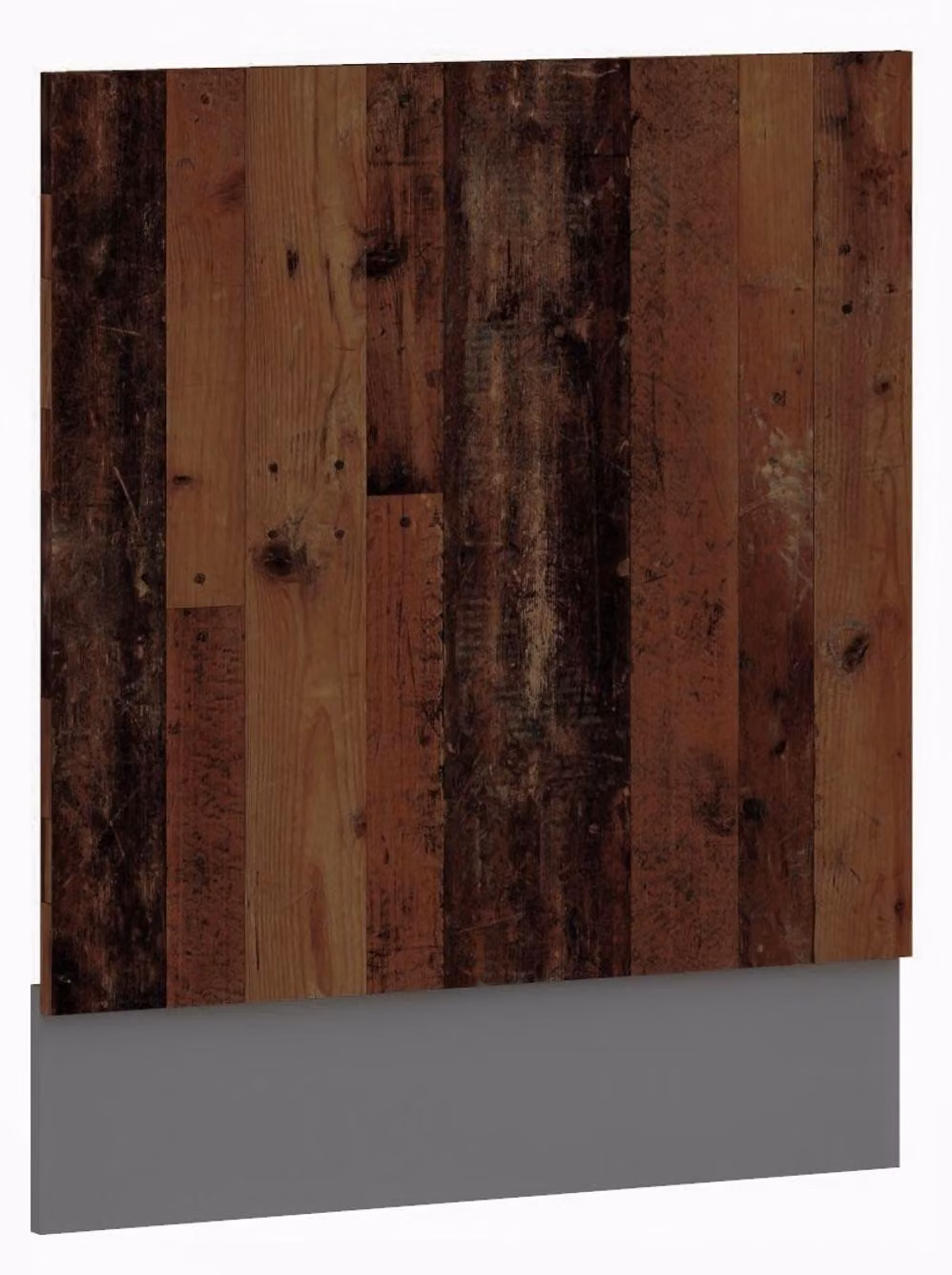 Pannello frontale per lavastoviglie da incasso da 60 cm, cucina OLD STYLE, effetto legno antico
