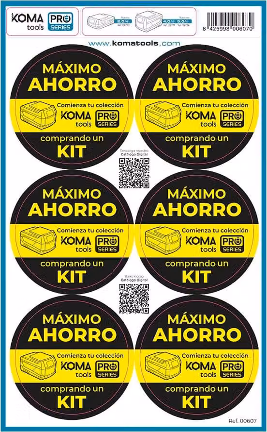 Massima convenienza: adesivi Koma Tools