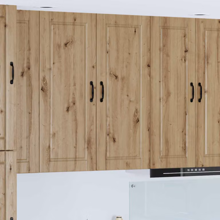 Armadietto a muro vidaXL PORTO in rovere marrone con ante a battente per cucina, L 40 cm, P 31 cm, H 100 cm
