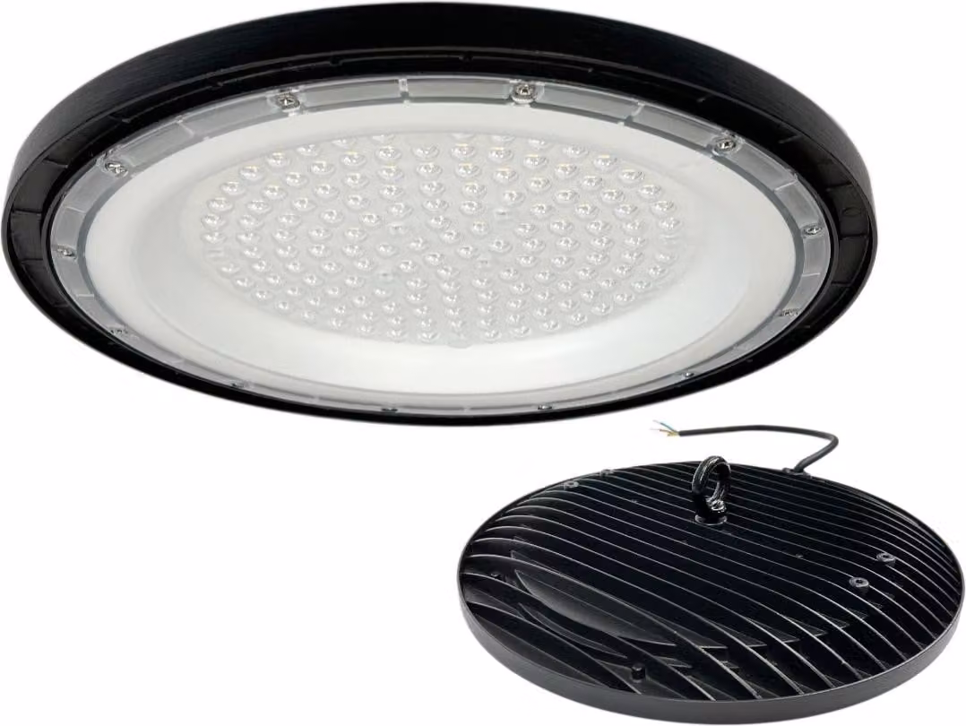 Lampada LED UFO High Bay 100W 6000K IP65 industriale