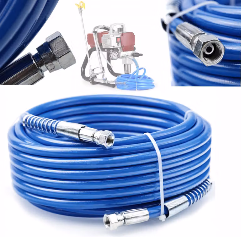 Rosfix Tubo Flessibile per Verniciatura a Spruzzo in Fibra TPU 8 m Blu
