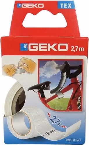 Nastro adesivo in tessuto sintetico - 19 mm x 27 m - Bianco