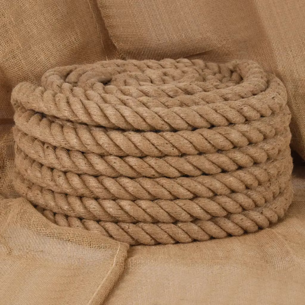 Corda in juta vidaXL beige lunga 25 m spessa 36 mm