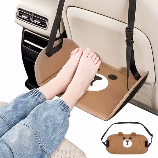 Supporto per seggiolini per bambini in aereo, poggiapiedi regolabile per aerei, accessori da viaggio per aerei, pratici gadget per aerei che rendono più comodi i lunghi viaggi