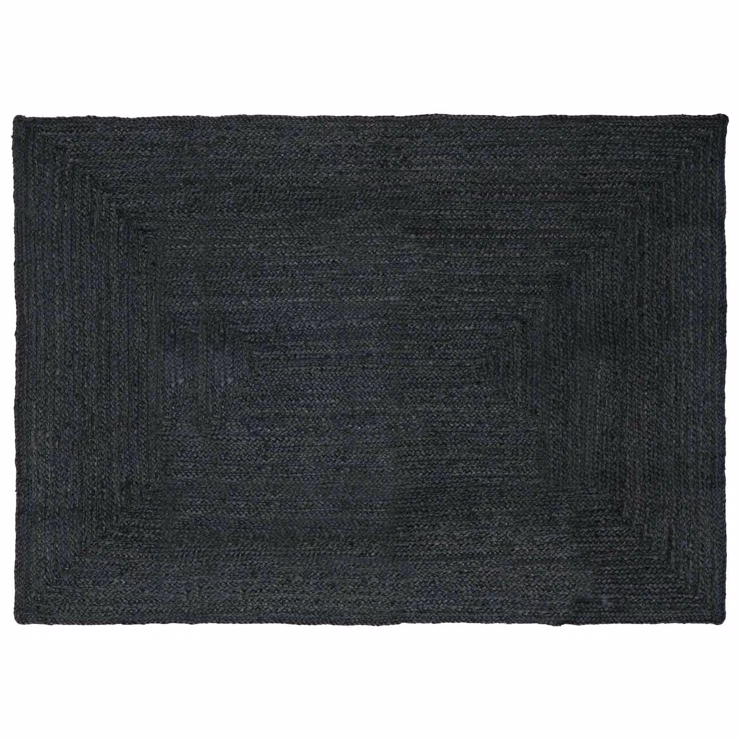 Tappeto da area vidaXL in juta moderno, colore grigio antracite, L 290 cm x P 200 cm