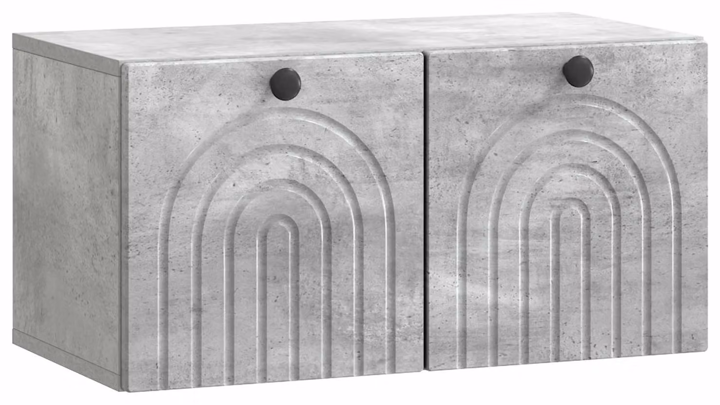 Mobile Porta TV da Muro Grigio Cemento 59,5 x 31 x 30 cm
