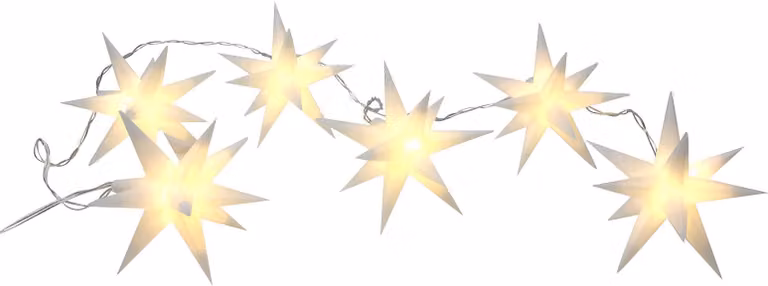 stelle 3D con 6 LED - 150 cm - Decorazione natalizia per giardino e illuminazione per esterni
