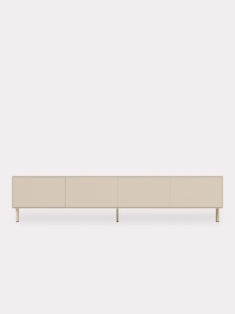 Mobile TV Qbic Kenay Home color tortora e beige con finitura opaca per il tuo soggiorno – 2