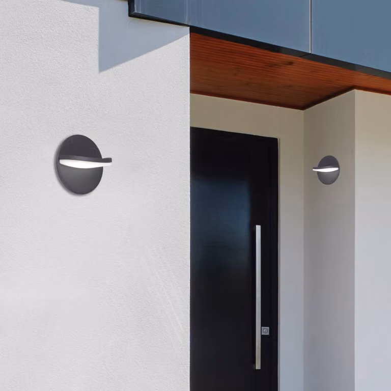 Viokef Applique da esterni a LED Letty, Alluminio / Grigio / Zincato, Alluminio, Moderno, Applique LED da esterni