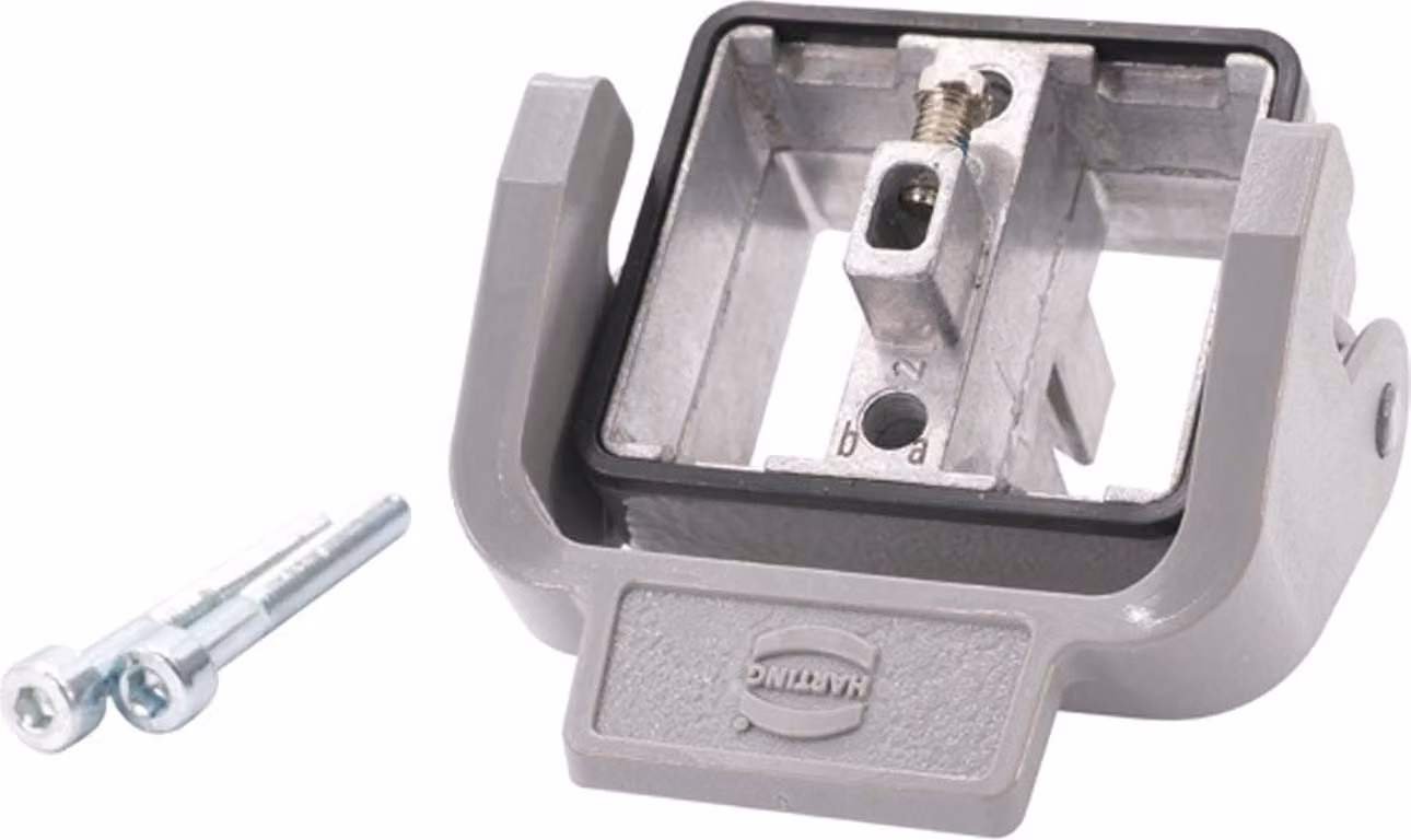 HARTING Han Modular Twin Custodia modulare con 1 staffa 1 staffa di bloccaggio Easy Lock - 1 pezzo