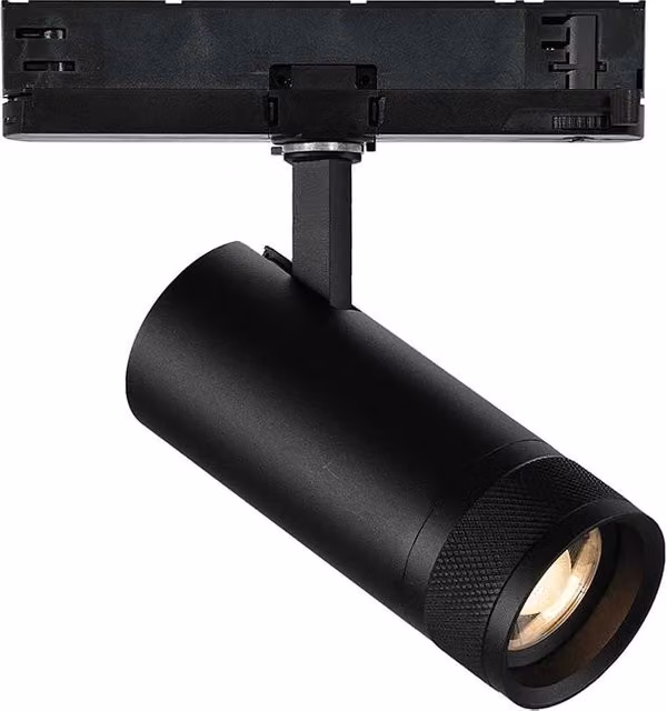 Proiettore Cilindrico Eos IDEAL LUX Bianco in Alluminio e Plastica con LED da 25W 3000K Dimmerabile per Binario