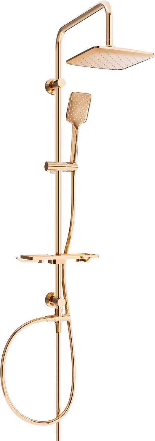 Mexen T62 colonna doccia, oro rosa - 798626293-60
