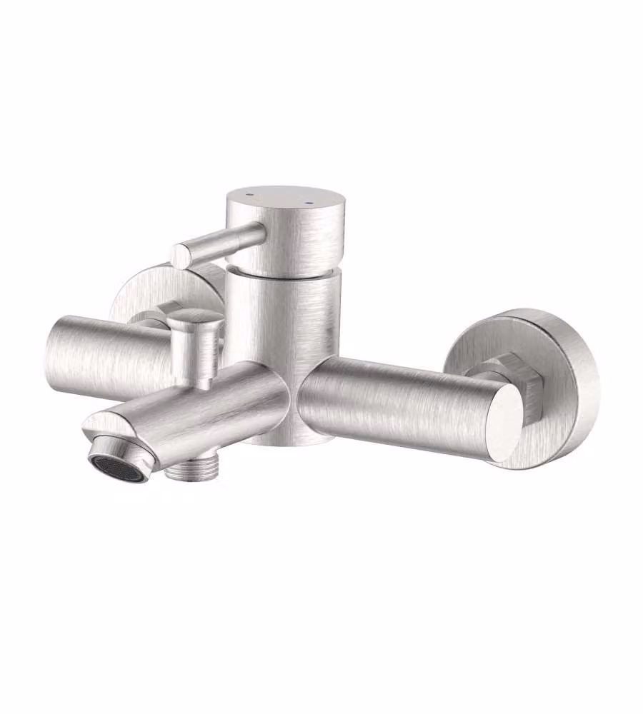 Idro Bric Miscelatore vasca Antea acciaio spazzolato 30x34 cm