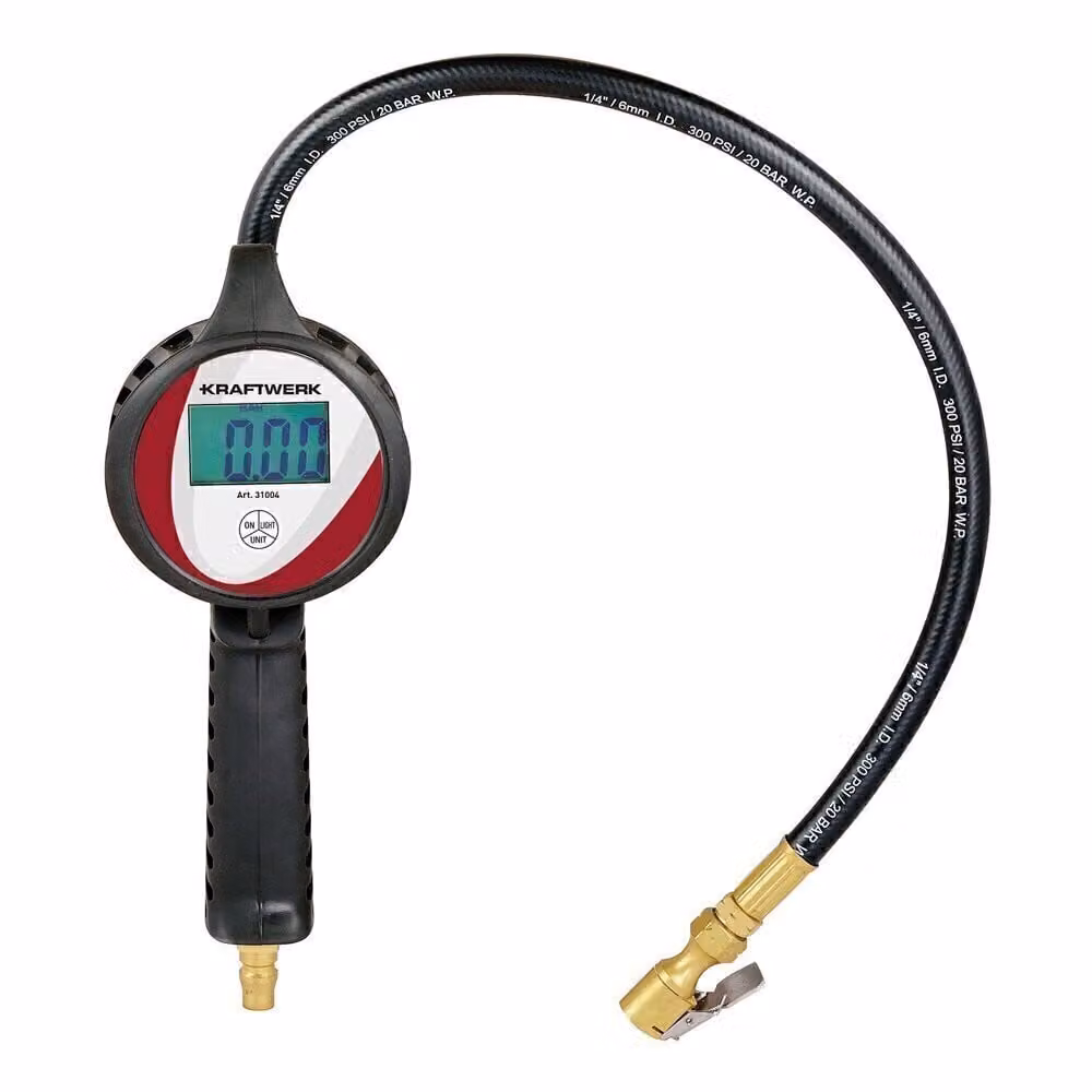 Gonfiatore per pneumatici KW con display digitale
