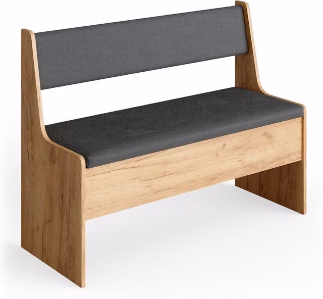 Panca ad angolo Roman Vicco Rovere dorato L: 106.6 cm, P: 41.5 cm