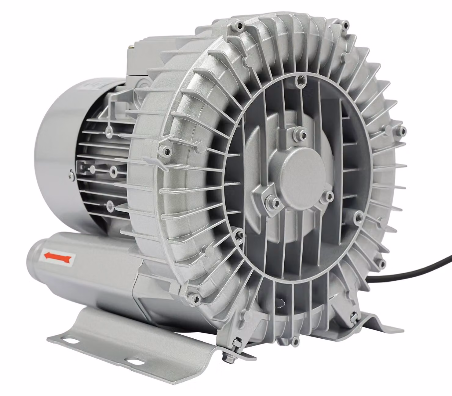 Soffiatore industriale argentato - Potenza: 370 W - Flusso d'aria: 80 m³/h