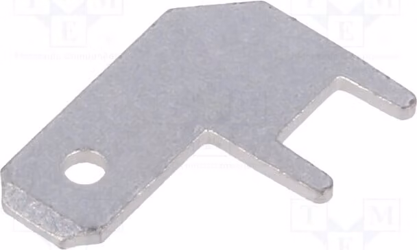 Connettore a lamella: piatto, per montaggio a foro passante (THT), maschio, 0,8 mm, lunghezza totale: 13,5 mm, codice: 61-1537-11/0031 - da saldare