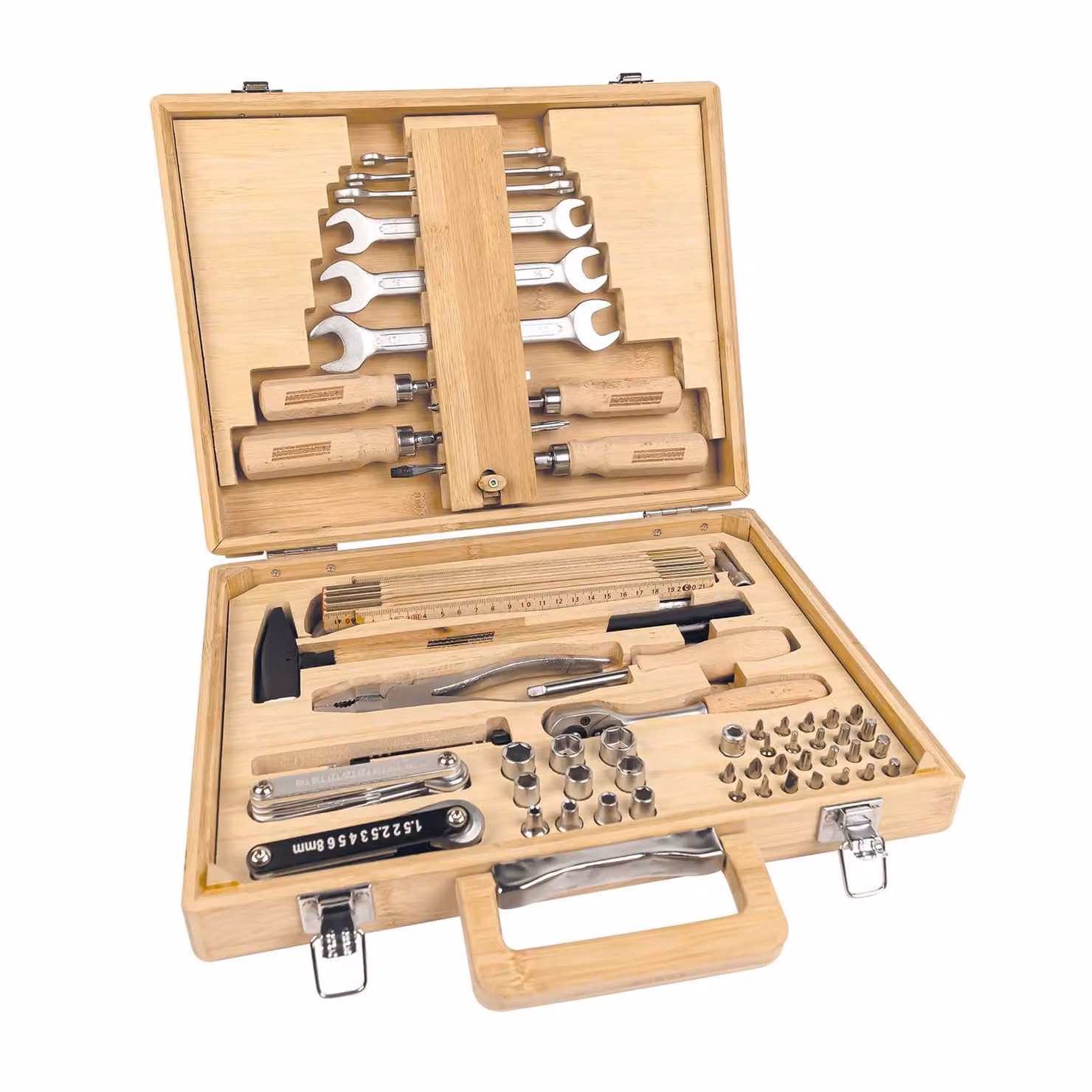 BRÜDER MANNESMANN M29003 Set di utensili BRÜDER MANNESMANN ECOLINE, valigetta da 75 pezzi