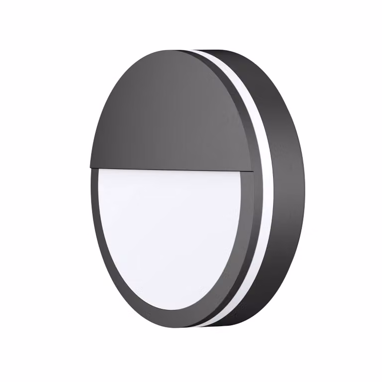 CMD Applique da esterni a LED 9085, Nero, Alluminio, Moderno, Applique LED da esterni