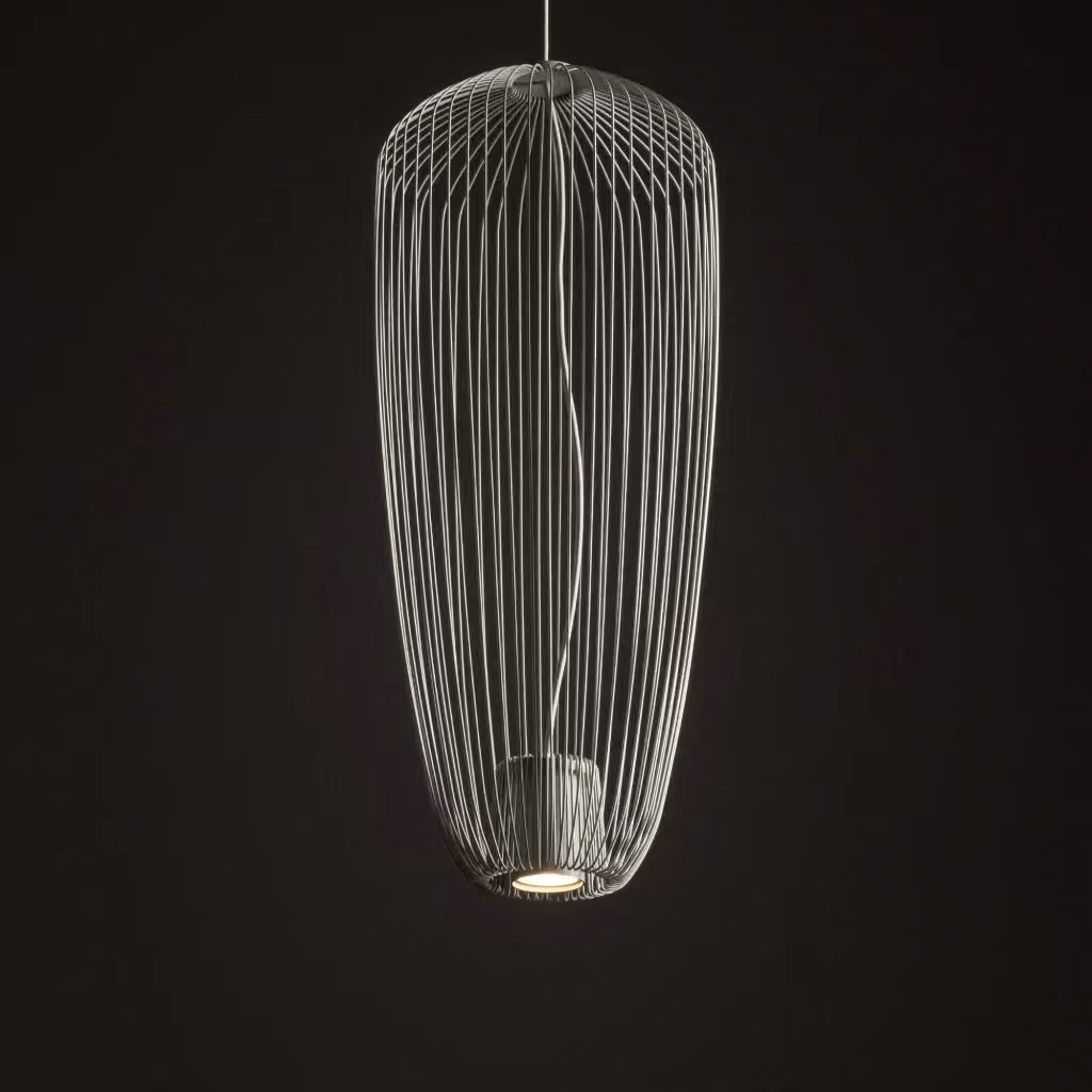 Lampada a sospensione industriale Pumpkin S Nowodvorski grigia in metallo con attacco GU10 e funzione dimmerabile – 2