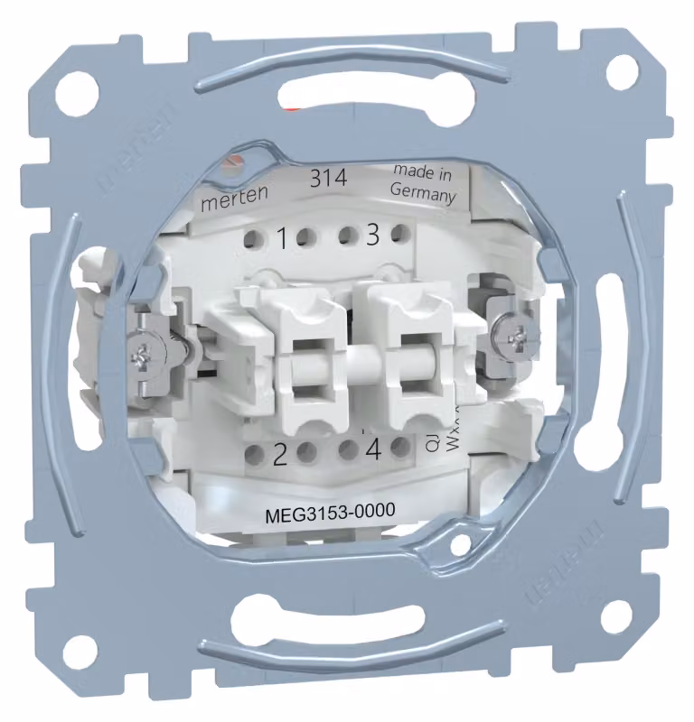 MERTEN MEG3153-0000 Inserto a doppio pulsante 1S1OE a 1 polo 10A AC250V