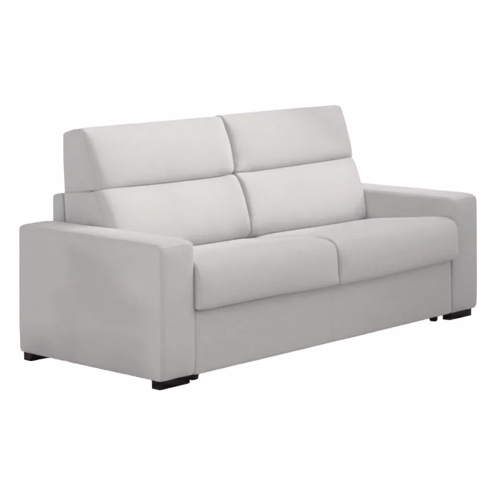 Divano Letino DMORA a 2 posti, Made in Italy, Grigio, L: 200 cm, P: 95 cm, H: 100 cm – 2
