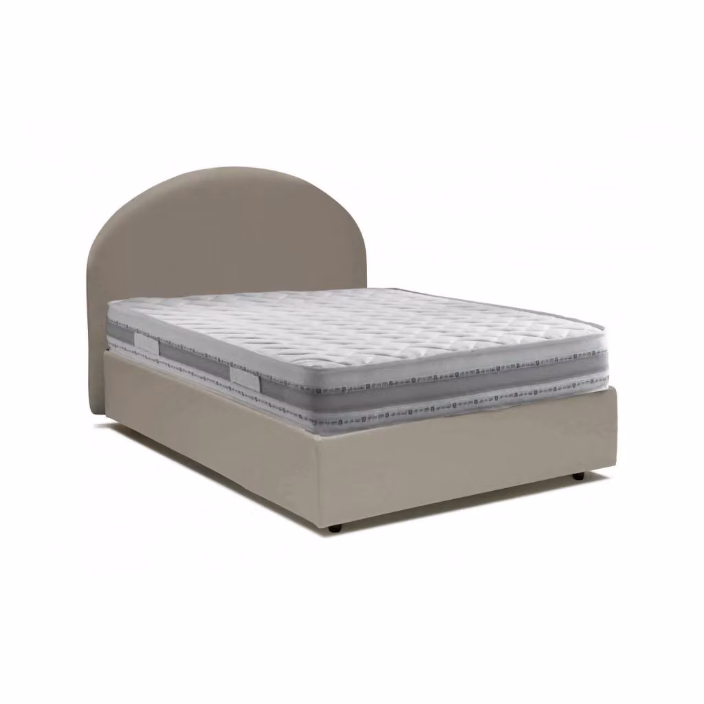 Letto Ambher Talamo Italia con Materasso Incluso, Grigio, L/P/H: 120 x 200 x 35 cm – 2