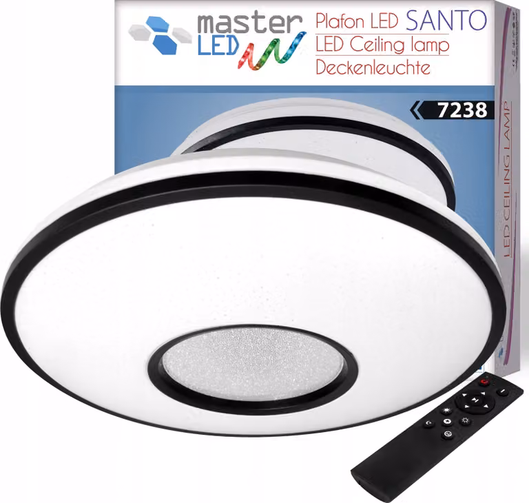 Lampada Da Soffitto A Superficie 24W Ip20 Led Telecomando
