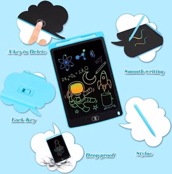 Scrivania con schermo LCD a colori per bambini e adulti