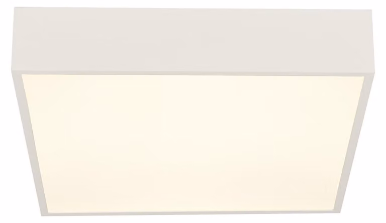 Plafoniera Contemporanea Zeus Alluminio Bianco Policarbonato Led 16W 3000K