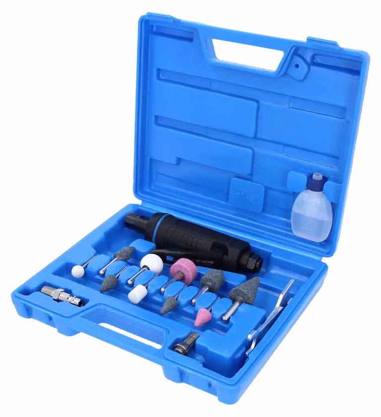 BRILLIANT TOOLS Set di mini smerigliatrici pneumatiche 15 pezzi - BT160700