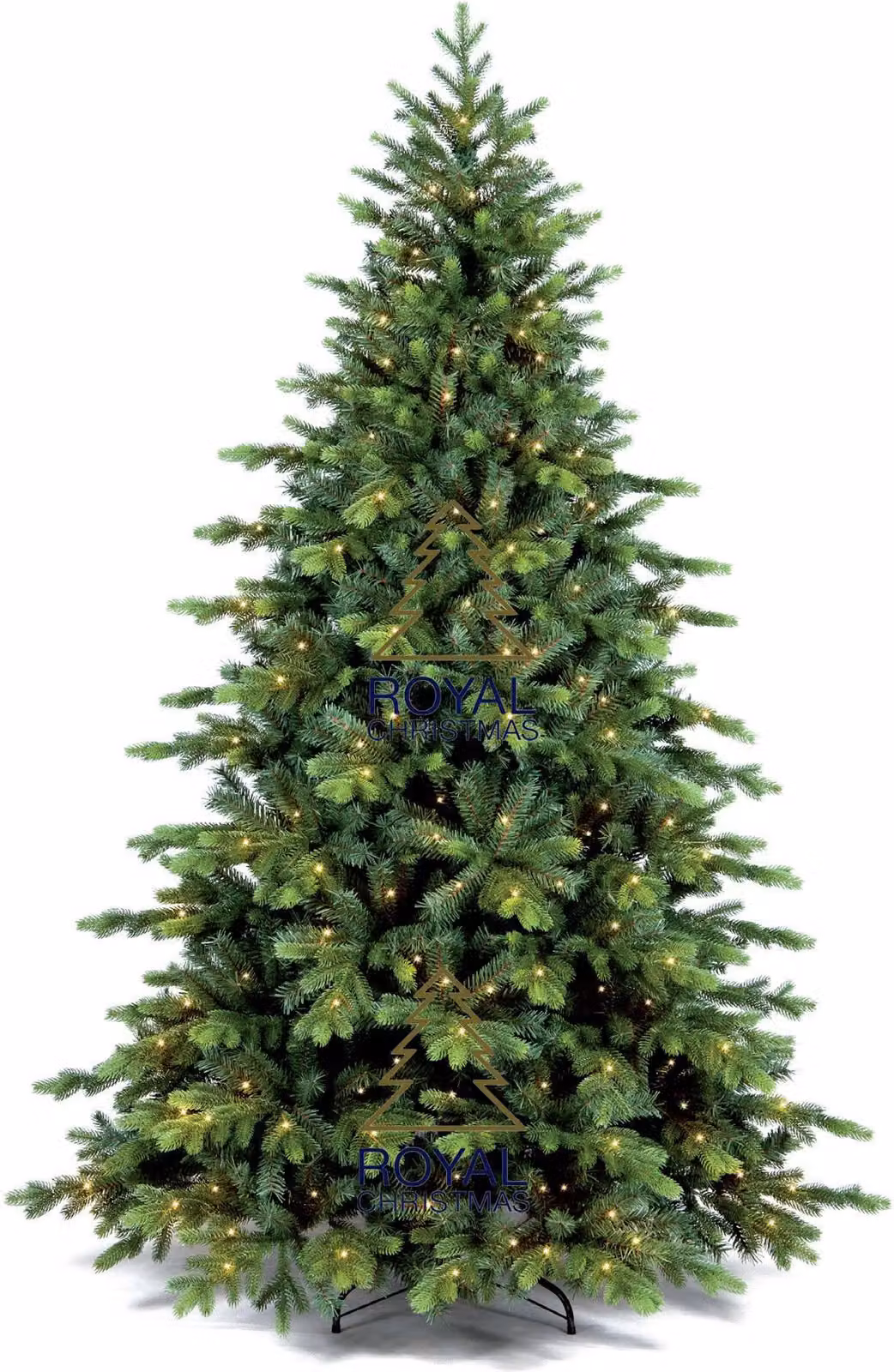 Royal Christmas® Albero di Natale artificiale Visby 210 cm | con illuminazione LED inclusa
