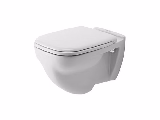 WC suspendu Duravit D-Code, chasse d'eau plate, 355x540x350mm, 2210090000, 2210090000