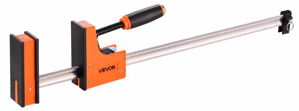 Morsetto adesivo per lavorazione del legno - Apertura: 91,4 cm - Capacità di carico: 680 kg - Materiale: plastica e Acciaio al carbonio - Colore: arancione - Morsetto a F parallelo