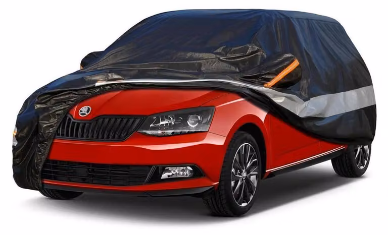 Copertura per auto, 10 strati, impermeabile, traspirante, colore nero, per Skoda Fabia (1999-2023)