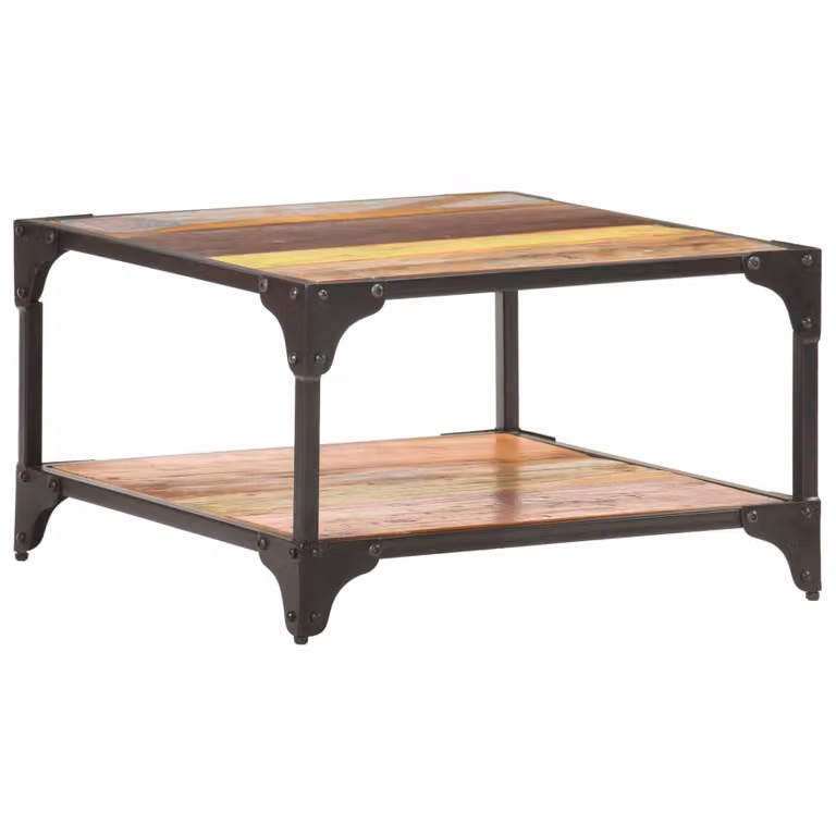 Maison Exclusive - Tavolino 60x60x35 cm in legno massello di recupero