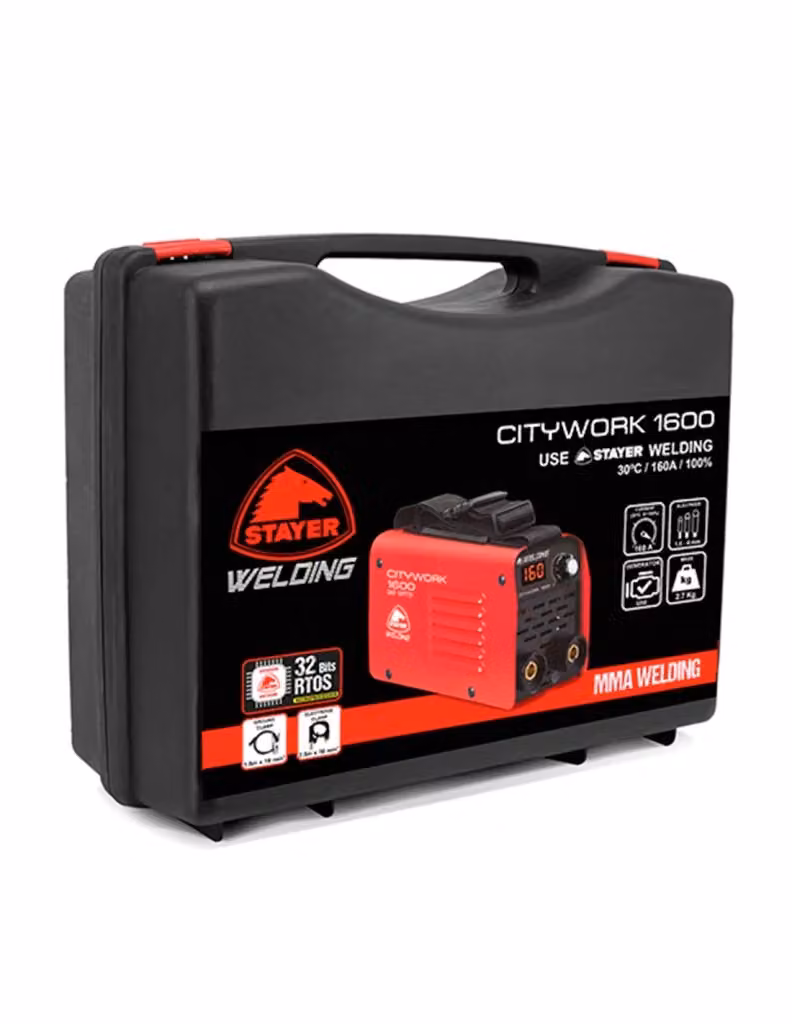 Saldatore Inverter MMA Stayer Citywork 1600 Geki Rosso – 2