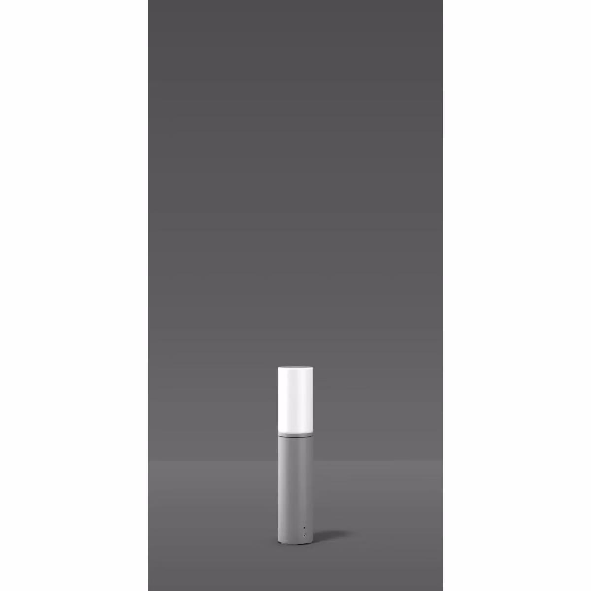 RZB Mega Tube, Lampada da terra per esterni, Argento, Alluminio, IP65, Strada, I