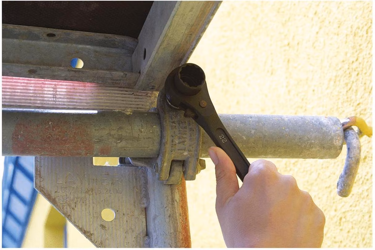 KS TOOLS Chiave per ponteggi, reversibile 24x27 mm - 522.2427